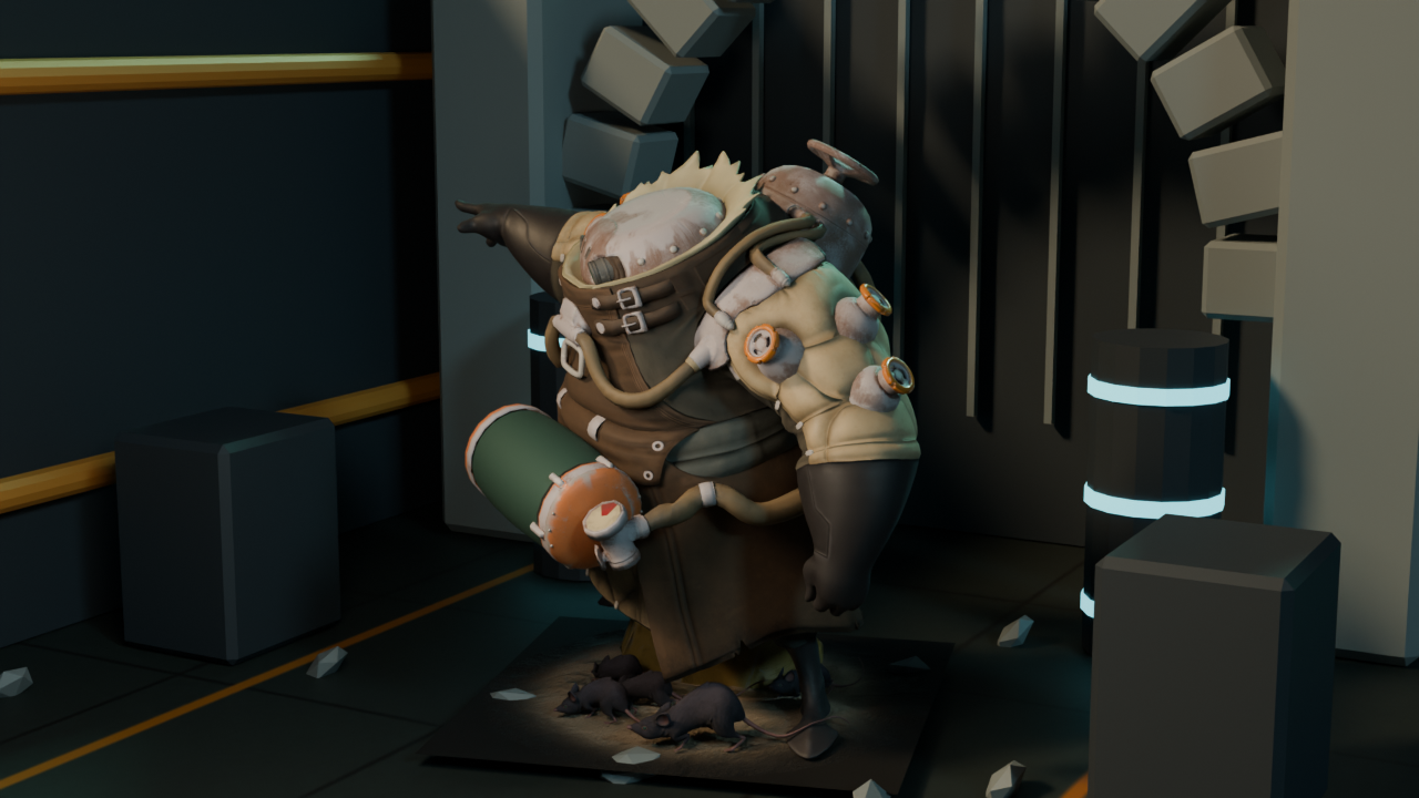 The Alchemist rendered with native Cycles